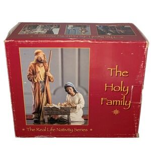 Three Kings Gifts The Holy Family Real Life Nativity Series 4 Piece Set Boxed